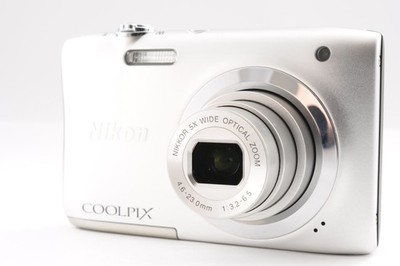 Nikon COOLPIX A100 Digital Camera Silver Compact Tested Excellent 
