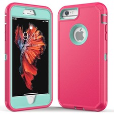 For Apple iPhone 6/6 Plus/6s/6s Plus Rugged Hard Case 3in1 Layers Hybrid Cover