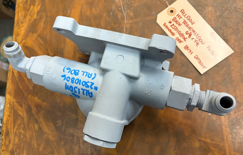 ALLISON HT TRANSMISSION FILTER BASE #25010806 BASE DIM 6 5/8 X 4 1/2...