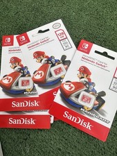 SanDisk 128GB microSDXC Mario Kart Edition Red Memory Card for Nintendo Switch
