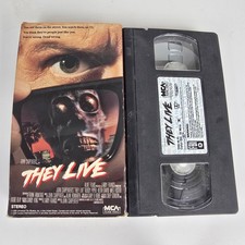 They Live 1989 MCA VHS Tape John Carpenter Ro...