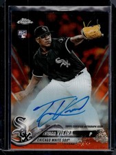 2018 Topps Chrome #RA-TV Thyago Vieira Rookie Autographs Orange Refractor /25