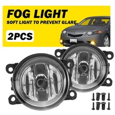 2x Fog Lights Lamp Front Bumper For Renault Alaskan Captur H5 Clio MK4 2012-2020