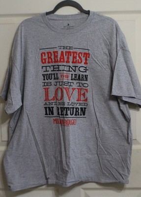 Moulin Rouge Musical Souvenir T-Shirt Size 2XL 100% Cotton