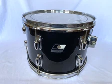 Ludwig Rocker 14x8 Snare Drum – Black Finish, Black/White Badge, Made in Taiwan