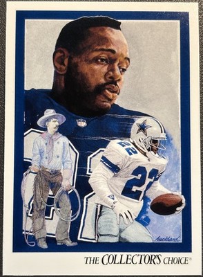 1992 Upper Deck The Collector's Choice Emmitt Smith #83 Dallas Cowboys Card! A35