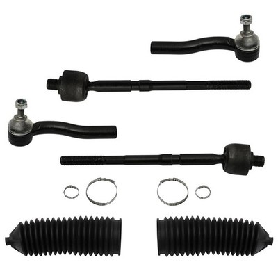 2 Spurstange für Fiat Panda 169 vorne und 2 Manschette links rechts