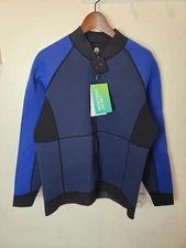 New Sea-Doo Montego Wetsuit Jacket Mens Size Large L/G 3mm Neoprene Navy Marine