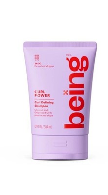 Being CURL POWER Curl Defining Shampoo with Coconut and Grapeseed Oil, 12 fl oz