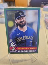 2025 Topps Heritage - Brendan Rodgers #293 Dark Green Border