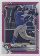 2021 Bowman Chrome Fuchsia Refractor 220/299 Alejandro Kirk #49 0c2