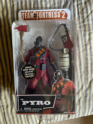 NECA Team Fortress 2 Red Pyro Action Figure *New*
