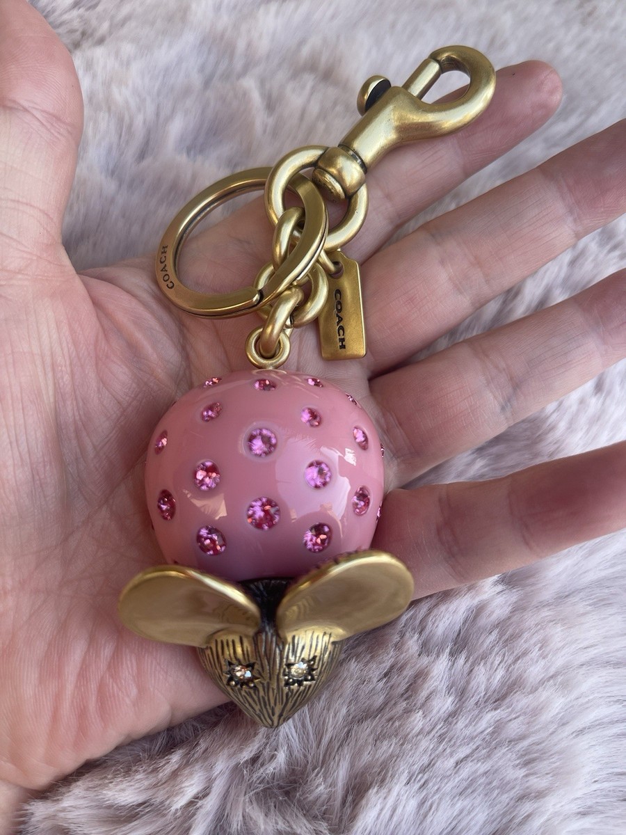 COACH PINK CRYSTAL MOUSE BRASS CAX70 | eBay