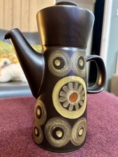 Vintage Retro 1970s Coffee Pot - Denby Arabesque great condition  