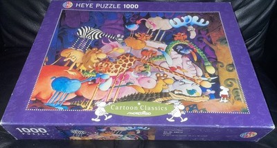 SELTENES 2008 HEYE 1000-TEILIGES PUZZLE TARZAN MORDILLO RANDTEILE GETRENNT