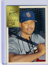 Derrek Lee 1997 Topps Bowman Certified Autograph Auto Card CA47