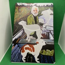 Goodfellas "Man w/ Dogs" -Metal Sign for Bar/Man Cave/Garage