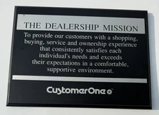 VINTAGE CHRYSLER PLYMOUTH DODGE MOPAR DEALERSHIP SIGN Pentastar Not Avail Public