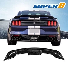 Gloss Black GT500 Style Rear Trunk Spoiler Wing Fit 2015-2023 Ford Mustang