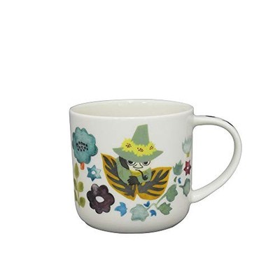 Yamaka Shoten MOOMIN Herbarium Mug with Snufkin Design White Approx. 350ml