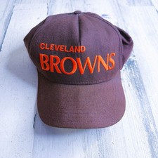 Vintage Cleveland Browns AJD Wool Snapback Hat Script Spell Out Made In USA NWT