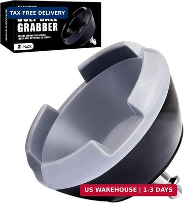 Golf Ball Picker Upper for Putter,2 Pack 4-Claw Pressure Golf Ball Grabber, Prem
