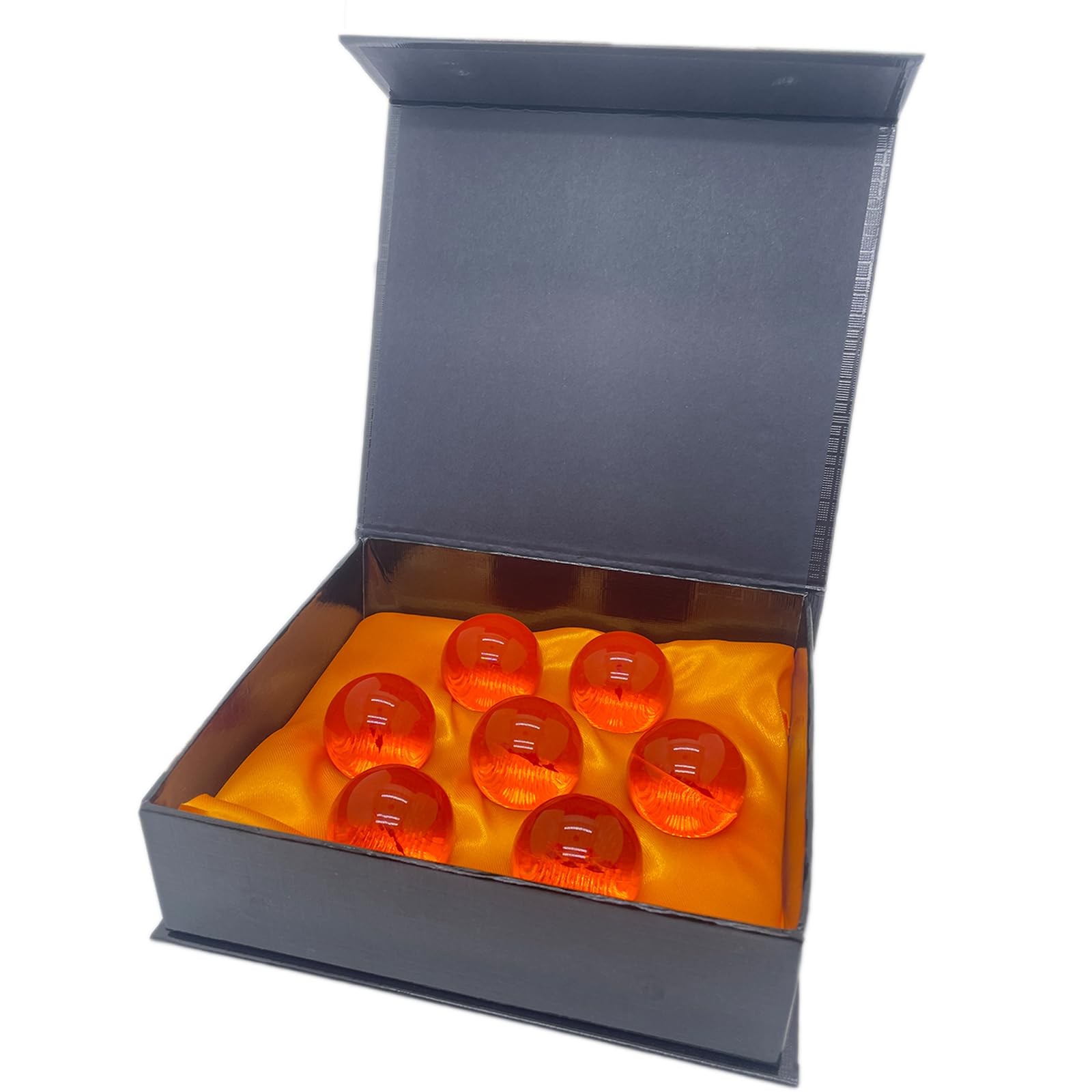Lot de 7 boules Dragon Ball avec coffret de rangement pour vitrine