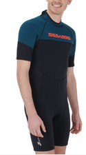 Seadoo 3mm Escape Shorty Wetsuit Navy/marine Color Size Ex-Large New With Tags