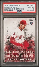 2018 Topps Update Legends In The Making Shohei Ohtani #LITM-21 PSA 10 WOW