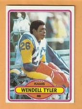 Wendell Tyler Los Angeles Rams 1980 Topps #273 UCLA Bruins