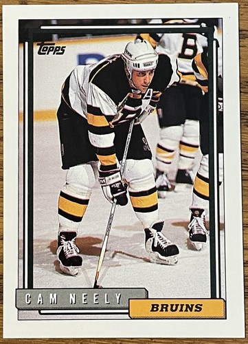 Cam Neely 1992-93 Topps Hockeykarte #32 Boston Bruins NHL HOF kostenloser Versand