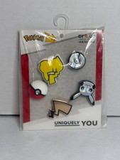 NEW Pokemon Crocs Jibbitz Charms Original Ele...
