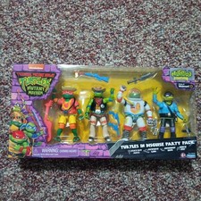 TMNT Mutant Mayhem Turtles In Disguise Party Pack Playmate Walmart Exclusive NEW