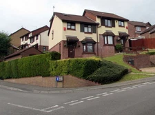 Photo 6x4 Houses above the corner of Canopus Close and Duncan Close, Card c2017