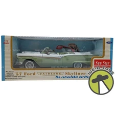 Sun Star Classic Models 1957 Ford Fairlane Skyliner Green & White Vehicle New