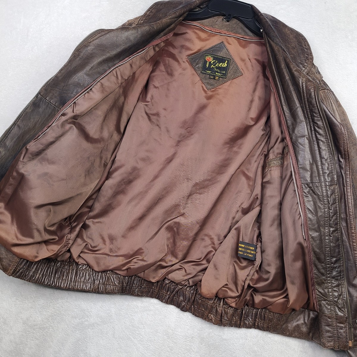 Vintage 70s REED Sportswear Indiana Jones Motorcycle Bomber