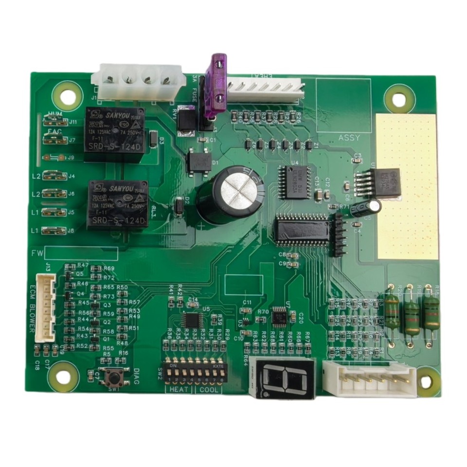 Fits Nordyne Intertherm Revolv Miller E7 & B6 1006801R Control Board ...