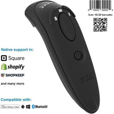 Socket Mobile DuraScan D740 Universal Barcode Scanner Black CX37602412