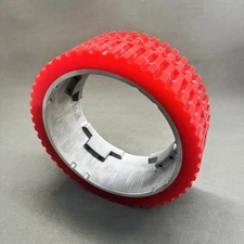 Front Wheel 391259 for Tennant B10 EZ 6100 7080 7100 T7 Rider Sweeper Scrubber