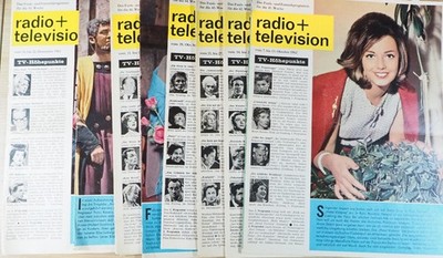 rtv  RADIO+TELEVISION  8 Programmhefte 1962