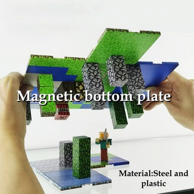 Magnetische Bausteine Spielzeug Set Mikro- und Große Blöcke Lernspielzeug