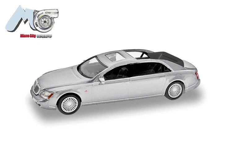 MICRO CITY, MAYBACH 62S 2002 argento, 1/87,  HER87MC000023 - Immagine 4 di 4
