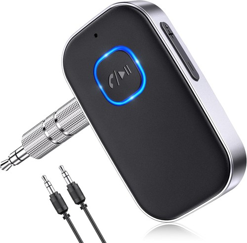 COMSOON Bluetooth Receiver for Car, Noise Cancelling 3.5mm AUX Bluetooth Car