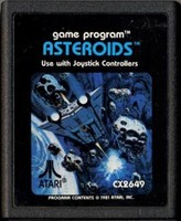 Atari 2600 Spiel - Asteroids #Blacklabel Modul