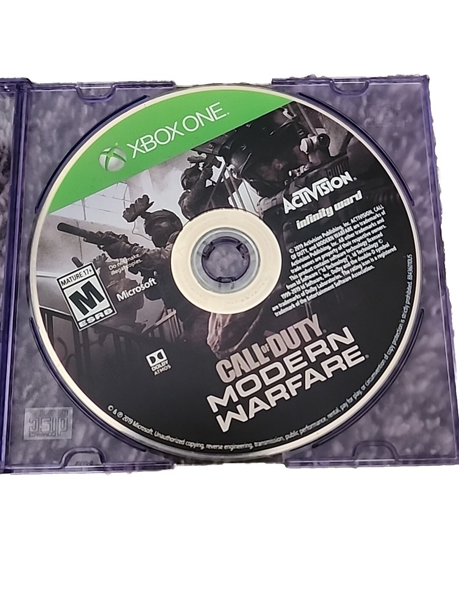 Call of Duty: Modern Warfare (Xbox One, 2019, Microsoft) Disc Only