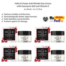 Helia-D Classic Anti-Wrinkle Day Cream with Coenzyme Q10 and Vitamin C 50ml x 4