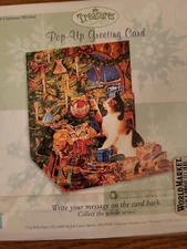  Christmas Mischief Kitten Christmas Card 3D Pop-Up Greeting Card Up With Paper