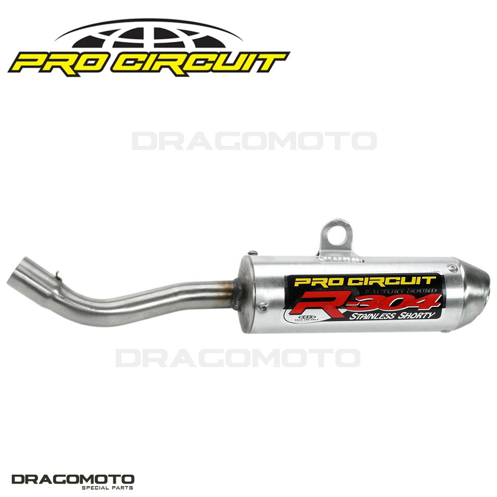 Silencieux Pro Circuit R-304 résolvant le manque de reprise à bas régime sur Yamaha YZ 125 X