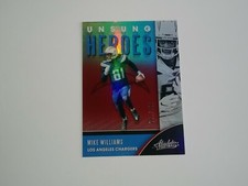 2020 Absolute UNSUNG HEROES SPECTRUM RED Mike Williams #D 001/100 FIRST ONE MADE
