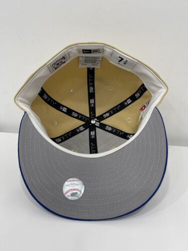 New Era Unreleased LA Los Angeles Dodgers Clark Street MLB Fitted Cap Hat 7 3/8 - Picture 4 of 4